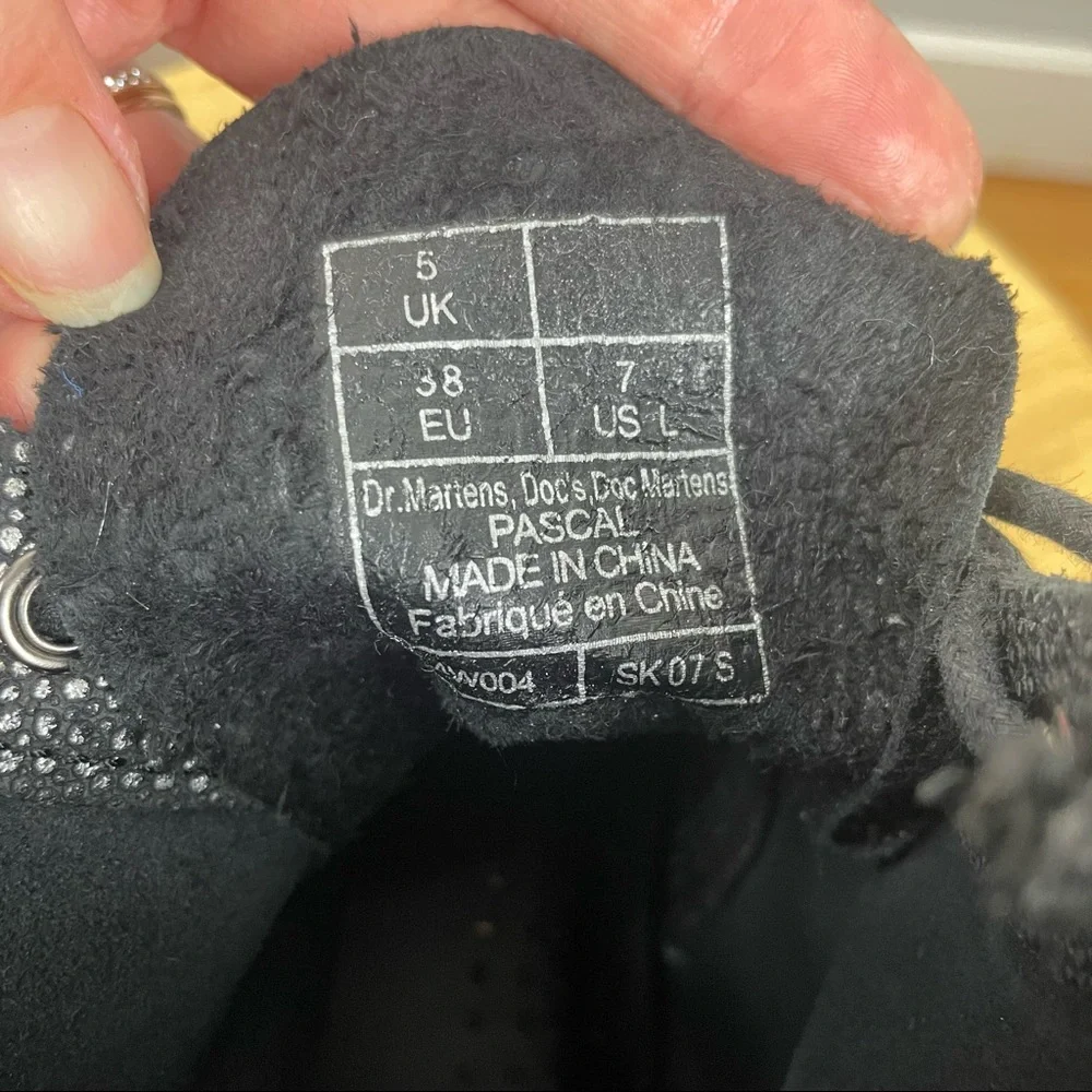 Dr. Marten Pascal Silver Pebble size 7 - Picture 9 of 10